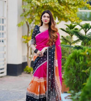 Semi Muslin Silk Saree TS 7006