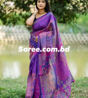 Exclusive Semi Muslin Silk Saree TS-7014