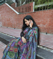 Chanderi Silk Saree -TS-5050