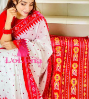 Halfsilk Sharee with Blouse = HS-4323