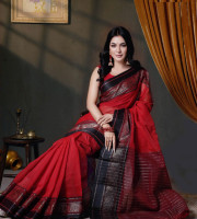 Mercerized Cotton  Saree Code-Lss-1135