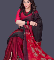 Mercerized Cotton  Saree Code-Lss-55744