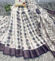 বেনারসি কাতান পাড় শাড়ি TS-7211