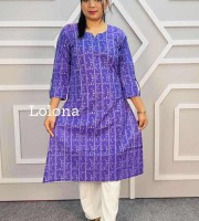 Cotton Kurti code- K-112