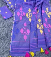 Halfsilk Saree With Blouse BS-8005