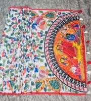 Semi moslin silk saree TS-5025