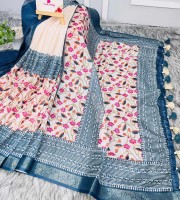 বেনারসি কাতান পাড় শাড়ি TS-7214